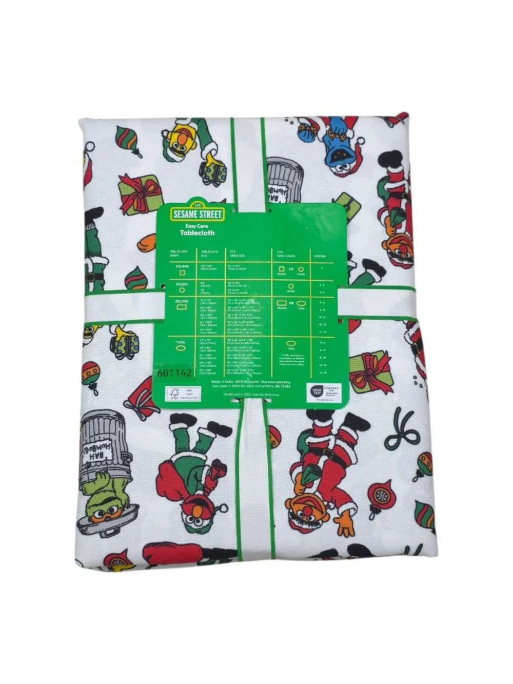 Sesame Street Christmas Tablecloth 60